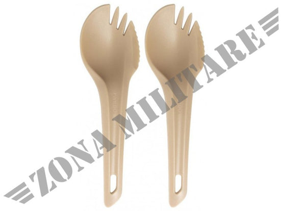 Coppia Di Posate Wildo Spork 3 In 1 In Plastica